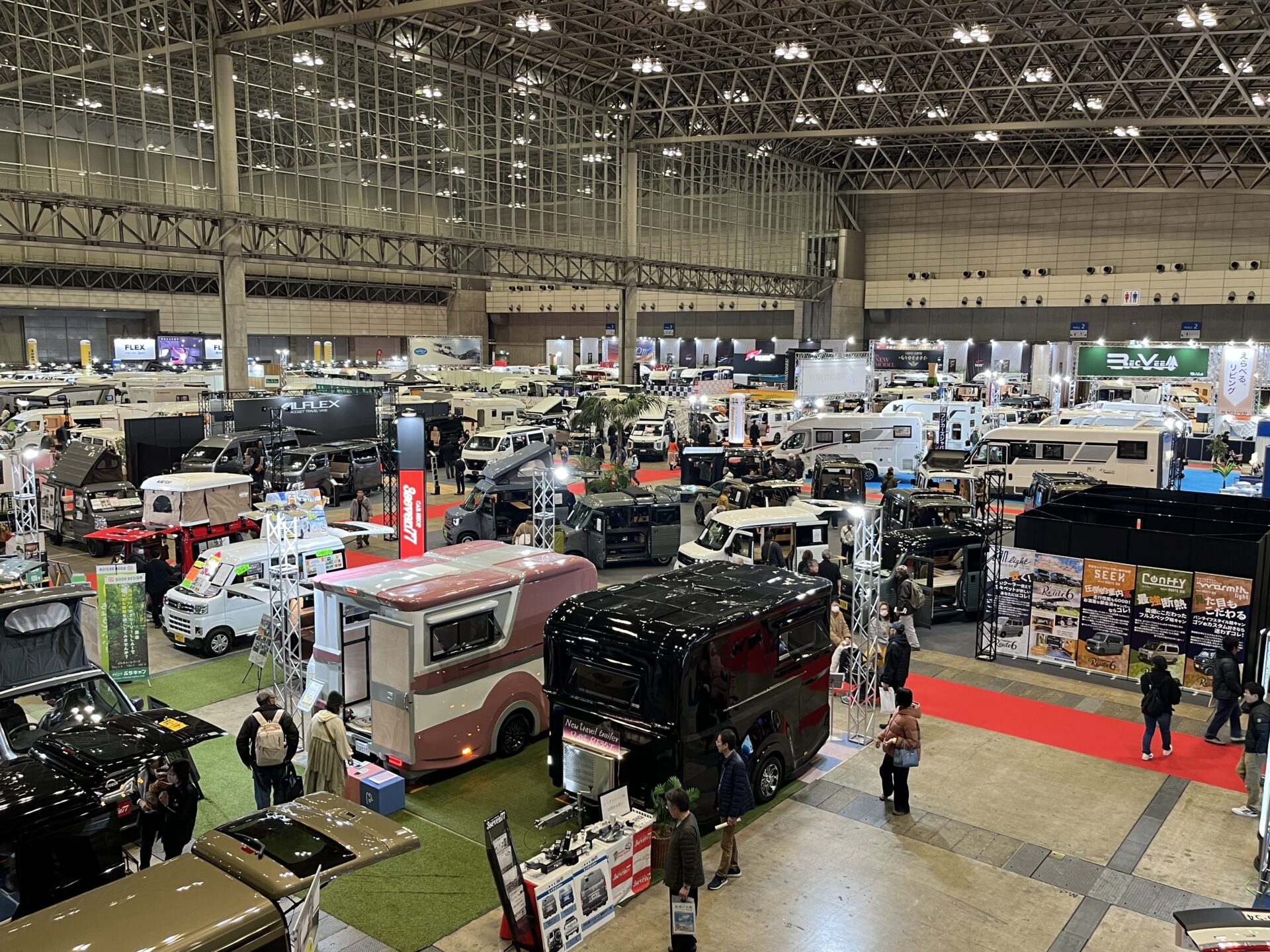 キャンピングカーショーへのご来場、ありがとうございました